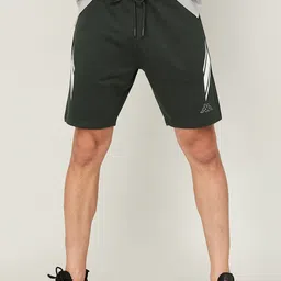 Kappa Men Mid-Rise Side Striped Sports Shorts-picture-19