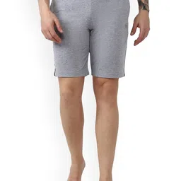 DYCA Men Grey Melange Sports Shorts-picture-44