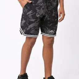 AESTHETIC NATION Men Absract Printed Sports Shorts-picture-55