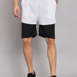 GLITO Men Mid-Rise Colourblocked Sports Shorts-image-17