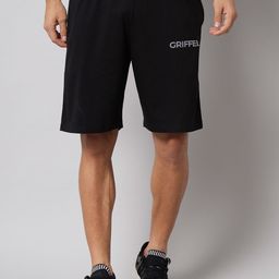 GRIFFEL Men High-Rise Cotton Sports Shorts-image-22