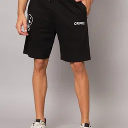 GRIFFEL Men High-Rise Cotton Shorts-image-91