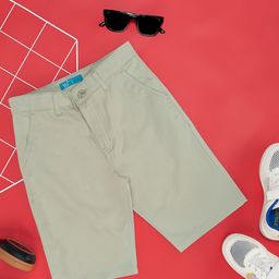 YU by Pantaloons Boys Regular Fit Cotton Chino Shorts-43