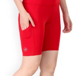REDESIGN Women Skinny Fit High-Rise Sports Shorts Rapid-Dry-56
