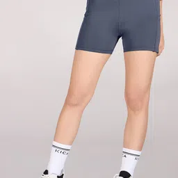 KICA Women Skinny Fit High-Rise Training Sports Shorts-37