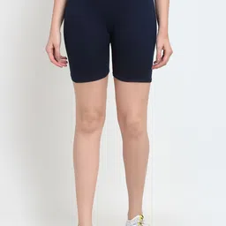 GRACIT Women Navy Blue Cycling Sports Shorts-picture-26