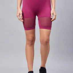 C9 AIRWEAR Women High-Rise Cycling Sports Shorts-image-22