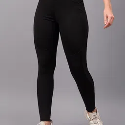 COSVOS Ankle-Length Rapid-Dry Side Mesh Gym Tights-40