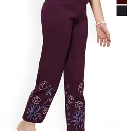 BAESD Girls Pack Of 3 Printed Pure Cotton Lounge Pants-picture-42