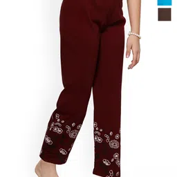 BAESD Girls Pack Of 3 Printed Pure Cotton Lounge Pants-picture-30