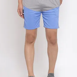KLOTTHE Men Colourblocked Rapid-Dry Sports Shorts-image-38