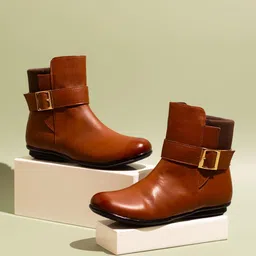 Inc 5 Women High Top Monk Strap Boots-picture-56