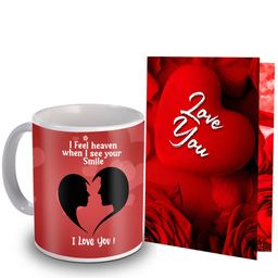 ME & YOU Red & Black 2 Pieces  Mug & Greeting Card Gift Sets-image-74
