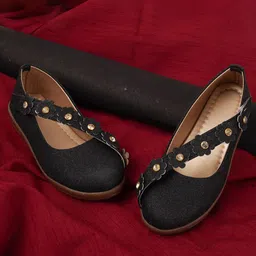 BAESD Girls Embellished Party Ballerinas-image-5