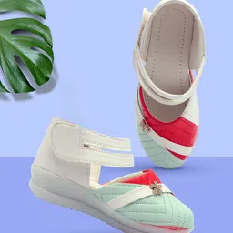 BAESD Girls Colourblocked Ballerinas-image-74