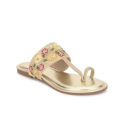 Anouk Women Textured Ethnic Ballerinas Flats-38