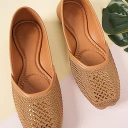 Style Shoes Women Textured Ballerinas Flats-image-41