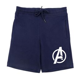 Marvel by Wear Your Mind Boys Navy Blue Typography Printed Avengers Shorts-picture-32