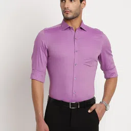 Turtle Men Cotton Slim Fit Formal Shirt-image-86
