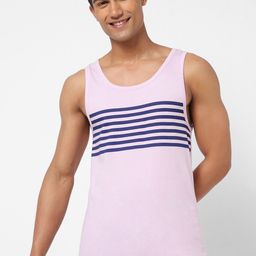 Ajile by Pantaloons Striped Cotton Innerwear Basic Vest-image-74