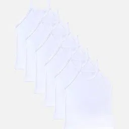Bodycare Girls Pack Of 6 Cotton Camisoles-picture-45
