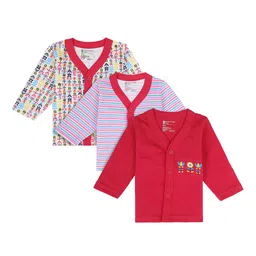 Bodycare Kids Infants Pack Of 3 Assorted Cotton Innerwear Vests-17