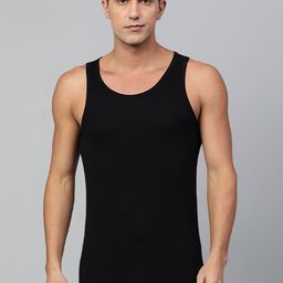 Heelium Round Neck Anti-Odour Bamboo Basic Innerwear Vests-image-93