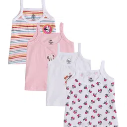 Bodycare Kids Infants Girls Pack Of 4 Minnie & Friends Innerwear Vests IIBD1251-PK001-12