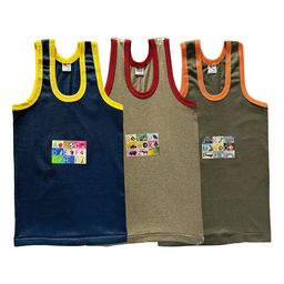 Lyril Infants Pack Of 3 Printed Pure Cotton Innerwear Vests ILU_PAP_COLOUR_VEST_0-image-9