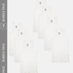 Lux Cozi Boys Pack Of 7 Cotton Innerwear Vests-image-20