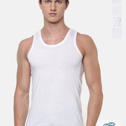 Ramraj Pack Of 5 Pure Cotton Undershirt Vests-image-28