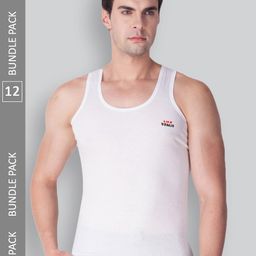 LUX VENUS Pack of 12 Pure Cotton Innerwear Vests-image-49