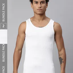 Levis Pack Of 3 Cotton Innerwear Basic Vests-image-56