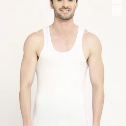 VIP Pack Of 3 Pure Cotton Basic Innerwear Vests-image-71