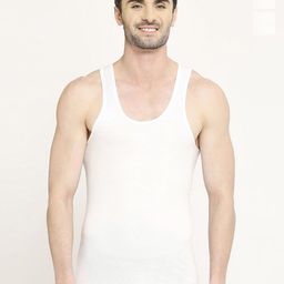 VIP Pack Of 5 Pure Cotton Basic Innerwear Vests-19
