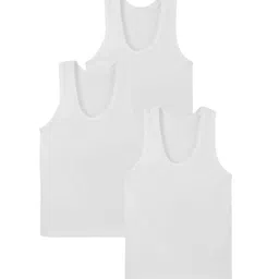 Bodycare Boys Pack Of 3 Cotton Innerwear Vests-image-3