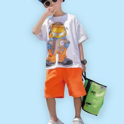 BAESD Boys Graphic Printed T-shirt with Short-42