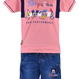 Wish Karo Boys Printed T-shirt with Shorts-image-119