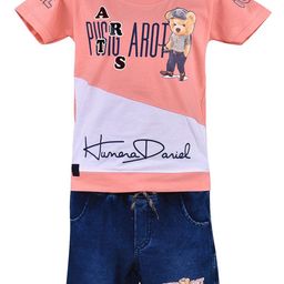 Wish Karo Boys Printed T-shirt with Shorts-image-115