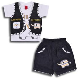 Wish Karo Boys Printed T-shirt with Shorts-26