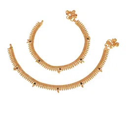 AanyaCentric Gold-Plated & Beaded Anklets-45