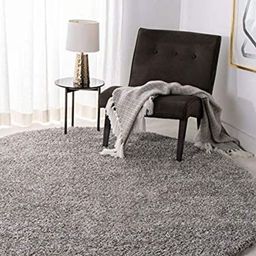 Safiya Carpet Grey Solid Anti-Skid Polyester Carpets-image-24