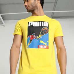Puma Graphic Printed Slim Fit Cotton T-shirt-image-25