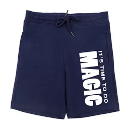 Harry Potter by Wear Your Mind Boys Navy Blue & White Harry Potter Printed Shorts-image-74