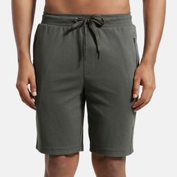 Jockey Men Olive Green Cotton Shorts-image-41