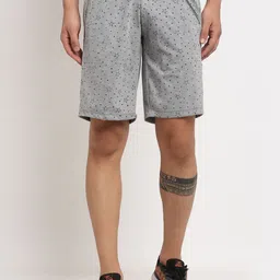 VIMAL JONNEY Men Grey Printed Regular Shorts-picture-25