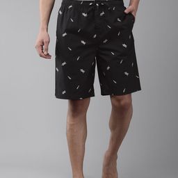 Van Heusen Athleisure Men ASP-16 Allover Print Soft Suede Touch Lounge Shorts-picture-12