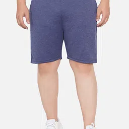 Santonio Plus Size Men Mid-Rise Pure Cotton Shorts-image-25