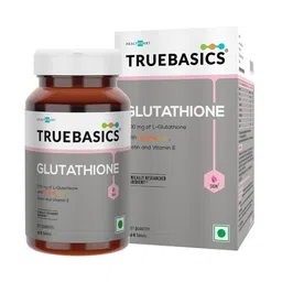 TrueBasics L-Glutathione Tablets with Nutroxsun-Biotin & Vitamin E - 30 Tablets-1