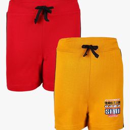 SAVAGE Boys Pack of 2 Pure Cotton Shorts-32